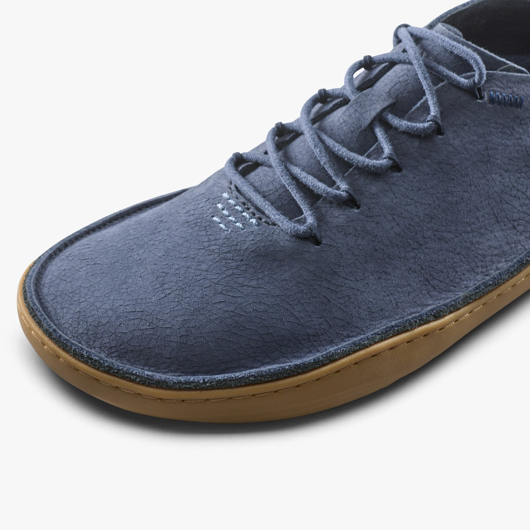 Sensus Moc Lace Up Cracked Leather Mens