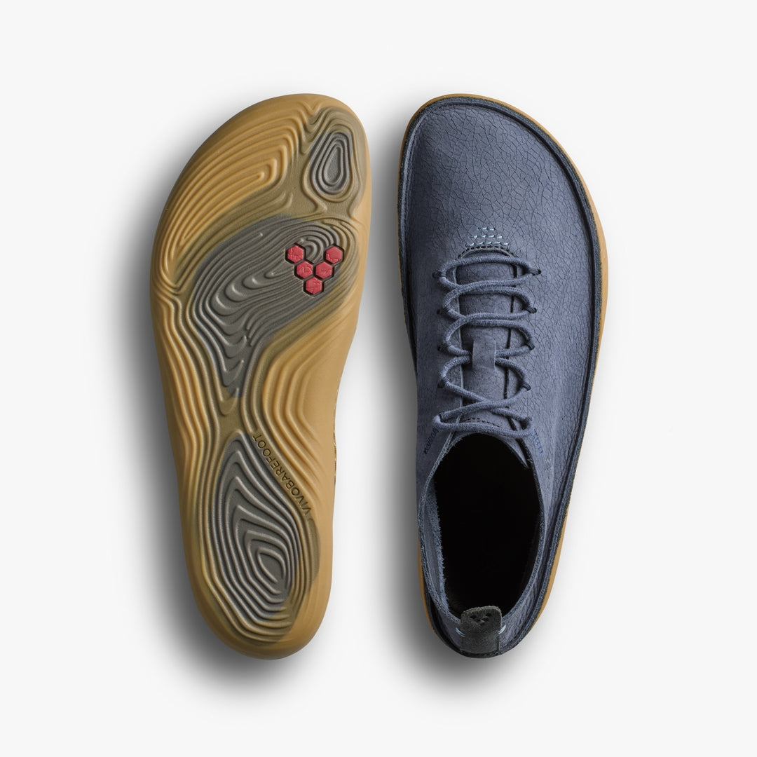 Sensus Moc Lace Up Cracked Leather Mens