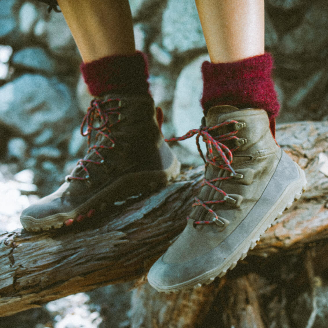 Barefoot hike footwear